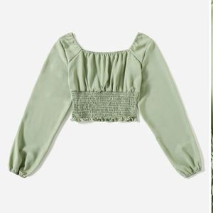 Pastel Green Medium Size Top